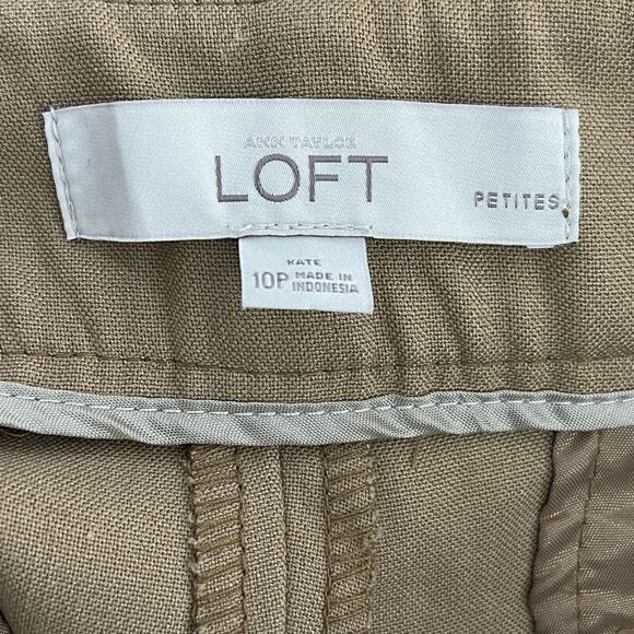 New LOFT Kate Classic Stretch Flare Pants Women's Size 10 Petite - Picture 4 of 9